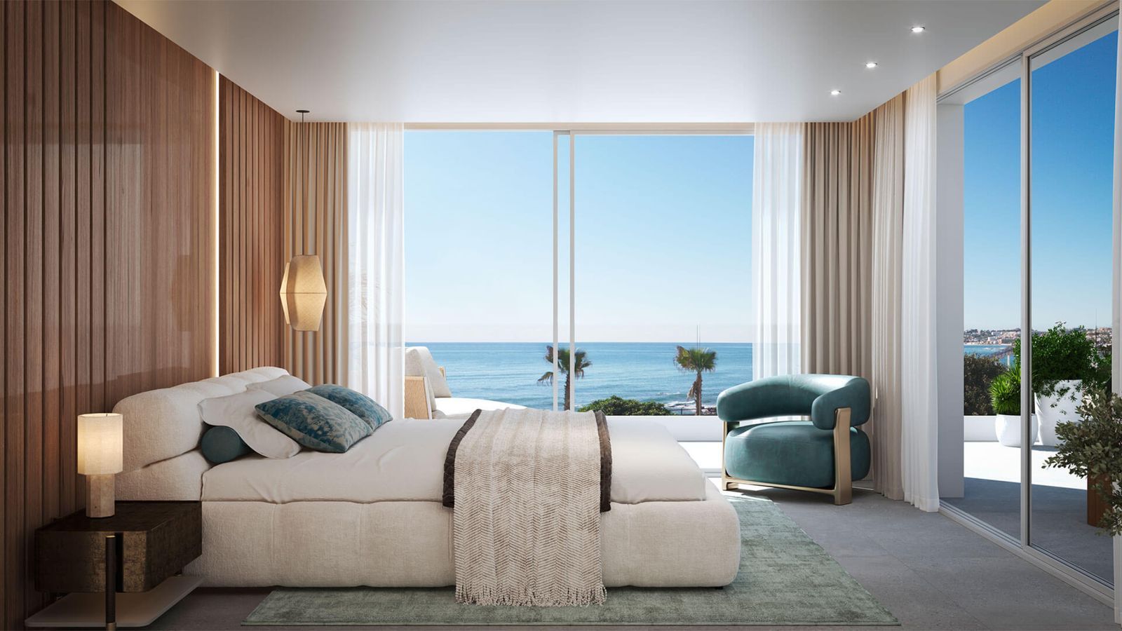 05 modern bedroom ocean view